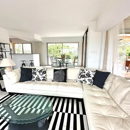 Apartment Panoramic Sea View Penthouse With Jacuzzi And 450 Sqm Terrace Antibes