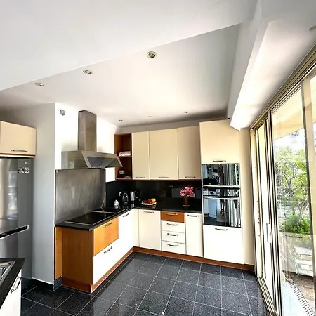 Panoramic Sea View Penthouse With Jacuzzi And 450 Sqm Terrace Апартаменти Антіб