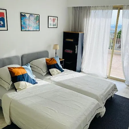 Panoramic Sea View Penthouse With Jacuzzi And 450 Sqm Terrace * Αντίμπ